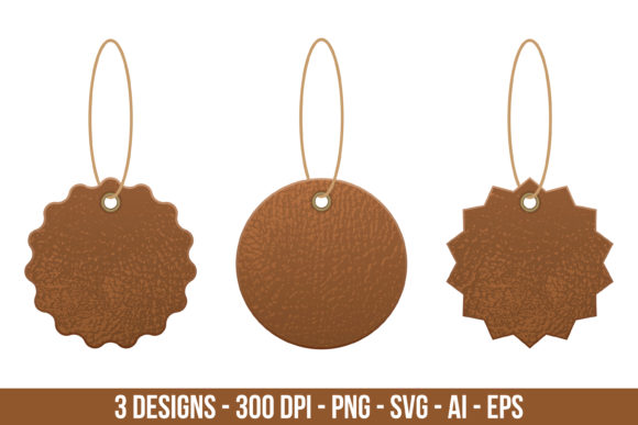 Download Leather Labels Clipart Set - Leather labels Collection