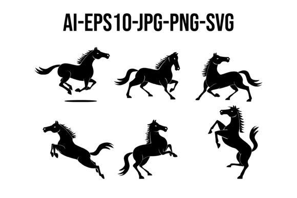 Download Cartoon Horse Silhouette - Cartoon horse Collection