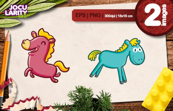 Download Funny Cartoon Horse Vector Illustration - Cartoon horse Collection