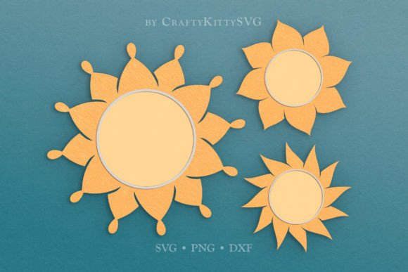 Download Sunflower Sun Bundle, 3D Layered SVG Cut - 3d layered svg Collection